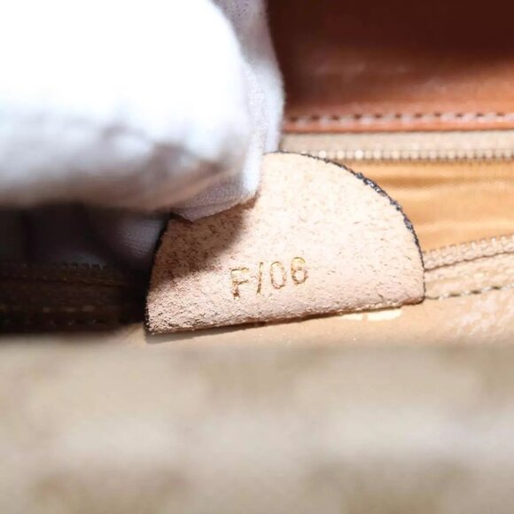 CELINE Macadam Canvas Hand Bag Beige Auth - Picture 5 of 16